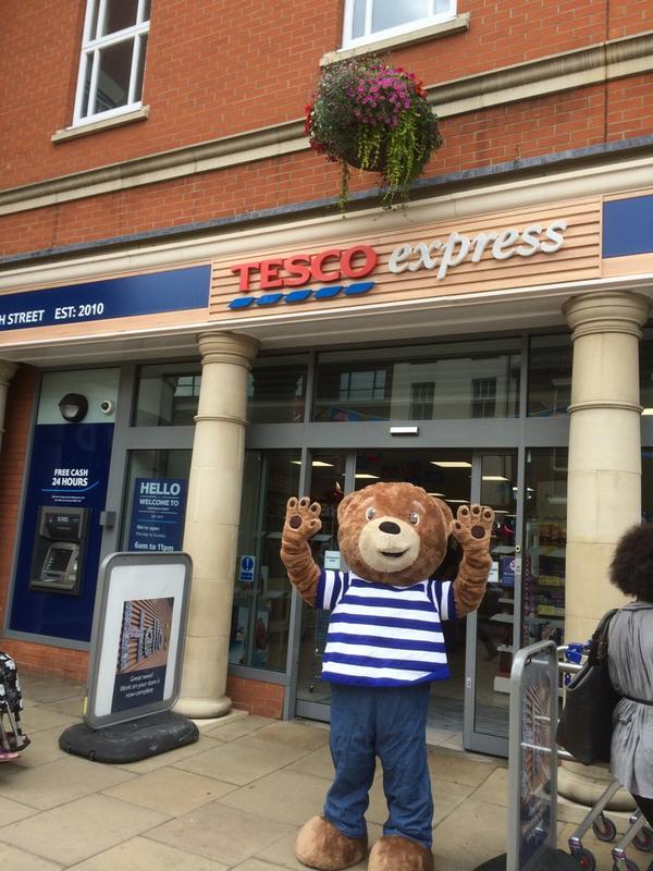 Special visitor Barny turning up to the relaunch. <a href="/Burrows20Darren/">Darren Burrows</a> <a href="/ClareFeurtado/">Clare Feurtado</a>