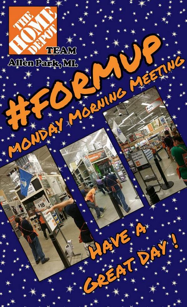 THDAllenPark's tweet image. Morning #Formup #6821 #Let&apos;sDoThis @HomeDepot @MarcG_6821 @PriesterRon @dcbellah