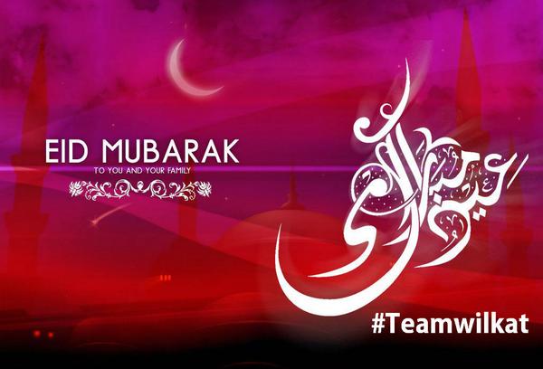 WilkatLtd's tweet photo. Eid Mubarak to all our muslim brothers and sisters #Teamwilkat http://t.co/atuDuD94fu
