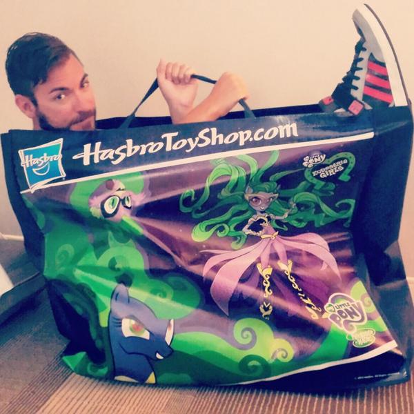 I guess I could've just been carried around #SDCC in this #HasbroToyShop bag?