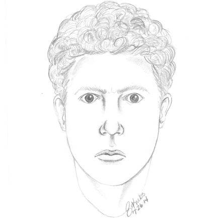 Local4News's tweet photo. Police release sketch of 'person of interest' in killing of 14-year-old girl on Macomb trail http://t.co/r68vBzNoj7 http://t.co/QvtMZUKxuw