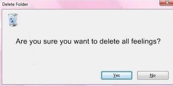 afRHOcentric's tweet image. Deleting feelings like ...