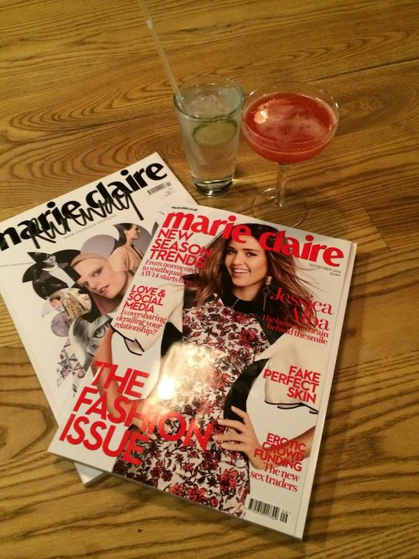 BrightLightPR's tweet photo. Cocktails @marieclaireuk event @TheHoxtonHotel #tasty #strongcocktail http://t.co/XPG0j0NBTS