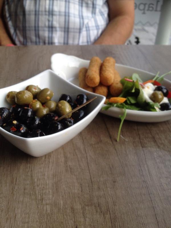 <a href="/NicholasRuddle/">Nicholas Ruddle</a> olives at <a href="/OlivioSwindon/">Olivio's</a> are very good too ! Happy anniversary for you both tomorrow