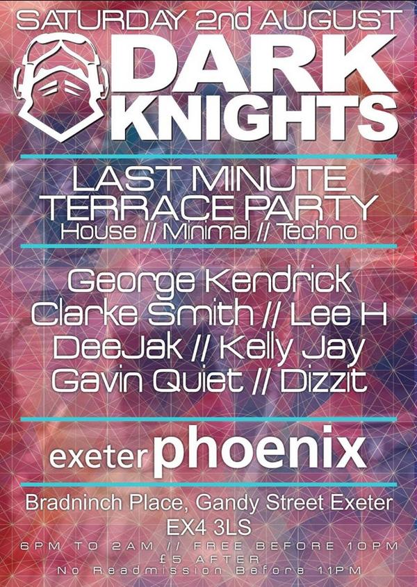 DKTerrace's tweet image. **Terrace party THIS SATURDAY** wicked house &amp;amp; techno vibes outside from 6pm. Join us!