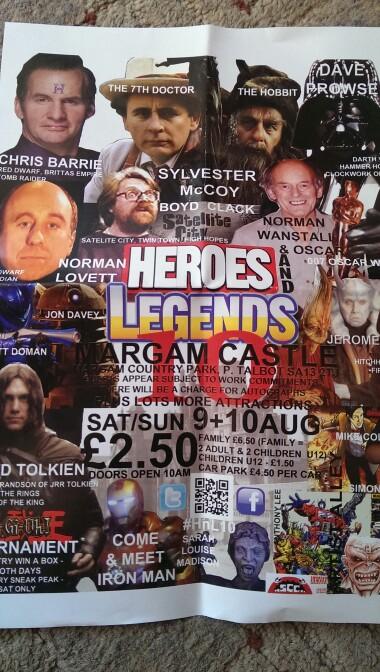 PhilJones77's tweet photo. @Jonesyonair Did you know about this? Sylvester McCoy in Margam Park in a few weeks time at #HnL10: http://t.co/Zj3bRG0rSv