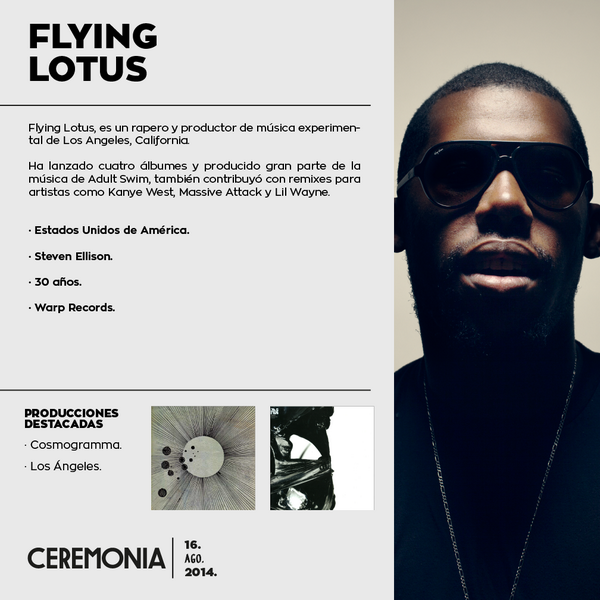 MusicPrometheus's tweet photo. “@CeremoniaXXX: ¡Ya queremos ver el nuevo show que trae Flying Lotus! http://t.co/tdXZ9ZgYg3”
