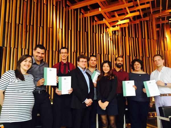 Congratulations to all our #sommeliers who received their <a href="/WSETglobal/">WSETglobal</a> level 3 #sake certificates
