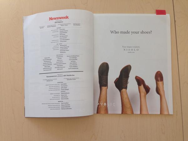 PvblicF's tweet photo. Keep an eye out for our @NisoloShoes advertisement in the 08.01.2014-08.08.2014 issue of @Newsweek! #PVBLIC http://t.co/AOm57P6yqf