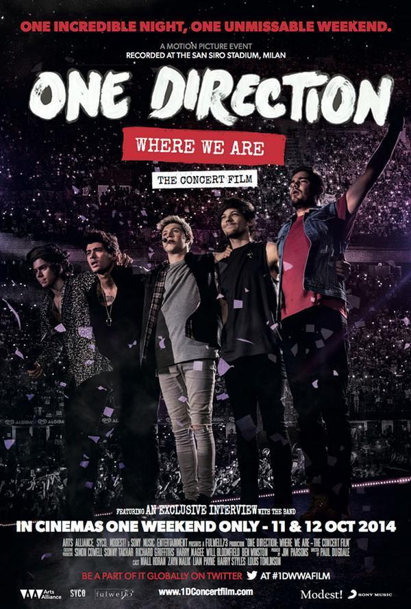MixGirls979's tweet photo. Portada oficial del "wwa:concert Film" by @onedirection cc. @1DPANAMA @1DPanStreetTeam @Yestephanny @Bring1DtoPanama http://t.co/aI0iTx8HIE