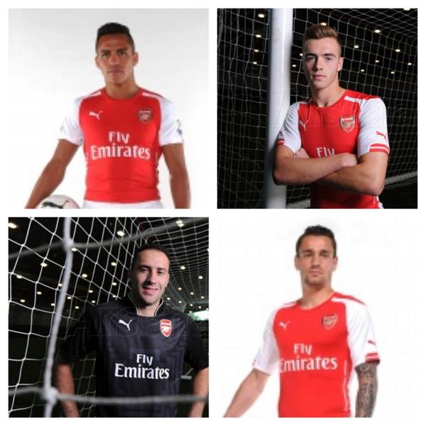 AFTVMedia's tweet photo. Who else do we need? Send in urs add #aftvtd @arsenal #WelcomeOspina #WelcomeChambers #welcomeSanchez #welcomeDebuchy http://t.co/fRkgiGippo