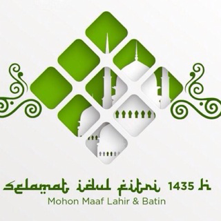 DMiracle_SMG's tweet photo. Selamat Hari Raya Idul Fitri 1435H.. Mohon maaf lahir &amp; batin kawan.. http://t.co/UtaEvICQ3T