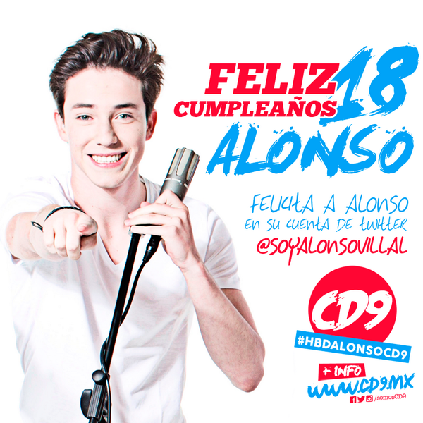 CD9's tweet image. ¿Adivinen quién ya es niño grande? ¡Feliz cumpleaños @soyalonsovillal! #HBDAlonsoCD9