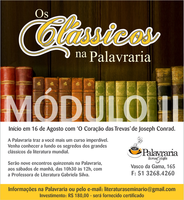 srtaparker's tweet photo. Que tal conhecer mais dos Clássicos? Segue o módulo II do curso! http://t.co/NOGhrtscKt