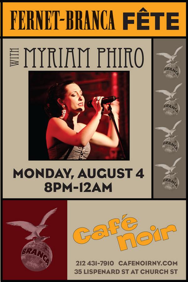 BoozewJenn's tweet image. One week from today, @FernetBranca party with live music, delicious cocktails and good times at @CafeNoirNY