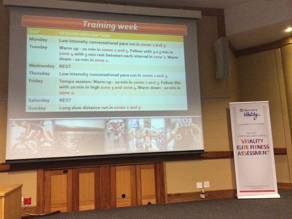 A typical training session for an intermediate runner #performancetesting