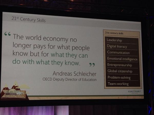nhopkins's tweet photo. It's not what you know - it's how you apply it #garygates #21st century skills http://t.co/7z1Xdl2Y1A