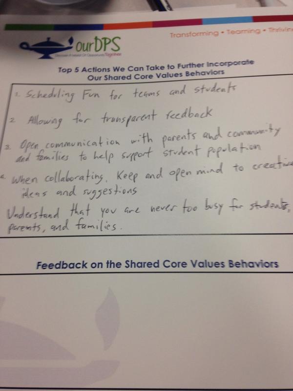 Hey <a href="/ijduran/">Ivan Duran</a> and <a href="/AWhiteheadBust/">Alyssa WhiteheadBust</a> - this is how we want to implement our values!
