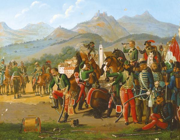The Russian entered Hungary to support Austria &amp; the revolution was crushed by late summer 1849. Surrender at Világos