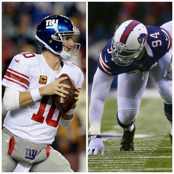 NFLonCBS's tweet photo. Only 6 days until the @Giants and @buffalobills open preseason - We repeat, less than a week until football returns. http://t.co/9ZLeIZVjqf