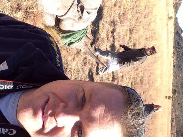seancarolan's tweet photo. Rhino #selfie http://t.co/3lLHqkPDcw