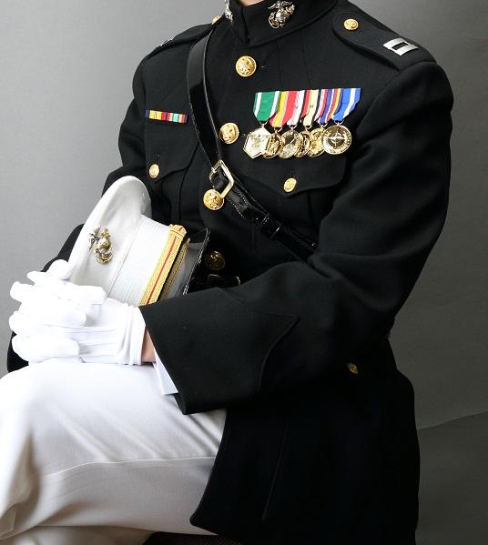 ナチュラルネイビー アメリカ軍/米軍 将官 ブルードレス制帽・制服