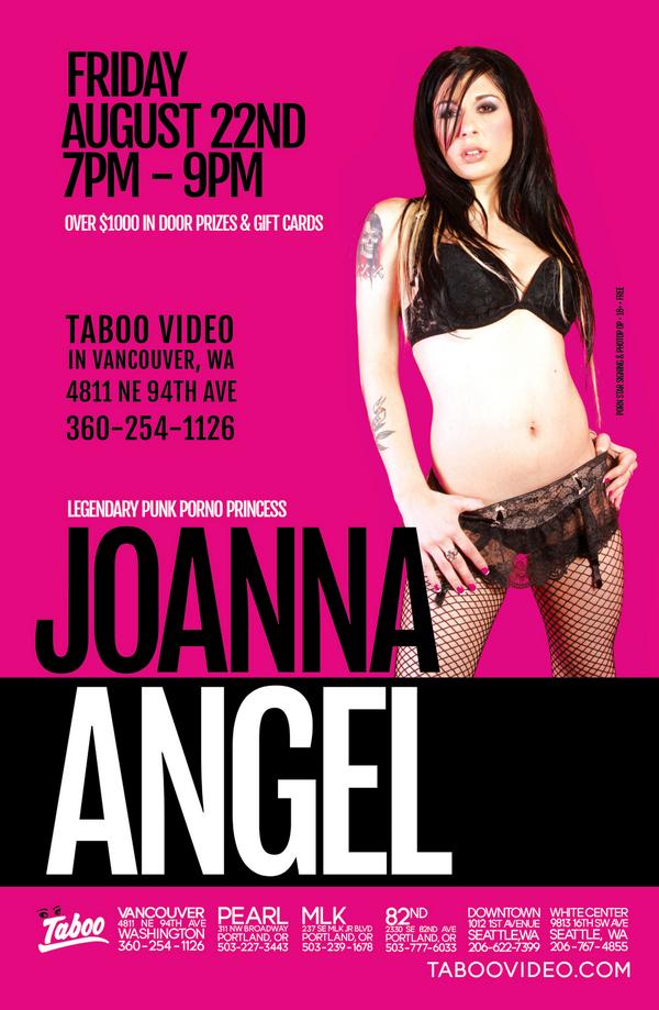 TabooVideo's tweet photo. JOANNA ANGEL at Taboo Video! August 22nd! http://t.co/eXcgQgy5Qn @JoannaAngel Follow the link for 20% OFF her toys! http://t.co/NQriLKEEgP