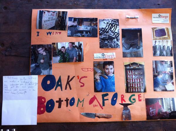 We love fan mail! #helpingkids #schoolprojects #blacksmith