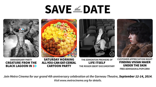 themetrocinema's tweet photo. Metro's AUG/SEP Program guide includes info on our upcoming anniversary weekend! http://t.co/KYQ6Oqrjgl #yeg http://t.co/ZvTnnAcO1b