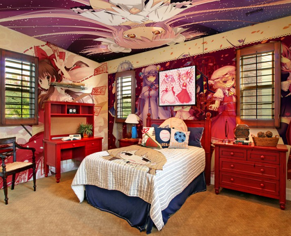 Trang trí phòng anime decorated room với phong cách manga và anime