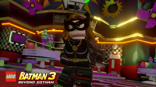 LEGODCGame's tweet photo. Penguin, Joker, Riddler... &amp; Catwoman, too! The sum of the angles of that rectangle is too monstrous to contemplate! http://t.co/qlY26fbkGm