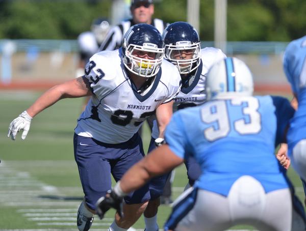 MUHawksFB's tweet photo. Junior linebacker Tyler Thompson reminds us that it is just 33 days until kickoff vs @DSUAthletics #FlyHawks http://t.co/l511nYquRd