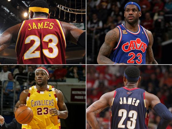 cavs's tweet photo. So 23 it is, @KingJames? Nice!

Let's take a look back at some familiar threads. [PHOTOS]: http://t.co/v6kzG0LXyq http://t.co/r9nRo5HaGw