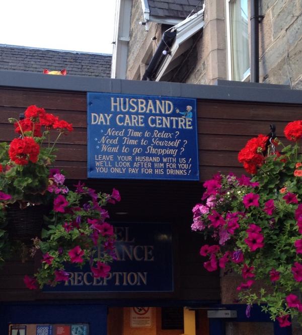 MaisieCockapoo's tweet image. Came across this on our walk tonight. Dad found it hilarious.