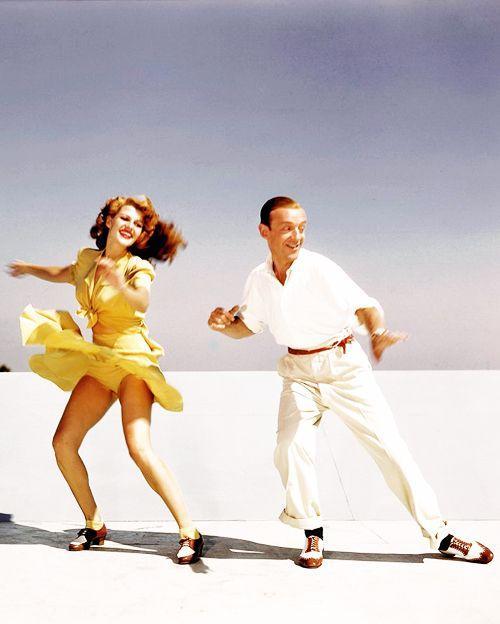 Stunning Image of Fred Astaire and Rita Hayworth in 1942 