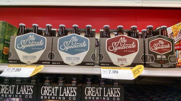 AleSyndicateMan's tweet image. We just got our beer out for sale at the Target on Elston.  It's the cheapest I've ever seen it sold.  Stock up?