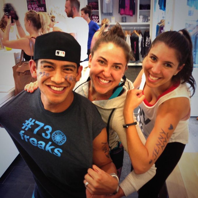 Still feeling the @soulcycle SF #730freaks love - thanks for being AWESOME @justjlo and @JennyGaither<a class="tags" target="_blank" title="On Twitter" href="/?out=eyJ0eXAiOiJKV1QiLCJhbGciOiJIUzUxMiJ9.eyJpYXQiOjE3MjE4ODMxNjcsImlzcyI6InR3cG9ybnN0YXJzLmNvbSIsIm5iZiI6MTcyMTg4MzE2NywiZXhwIjoxNzUzNDE5MTY3LCJyZWRpcmVjdF91cmwiOiJodHRwczovL3R3aXR0ZXIuY29tL3NvdWxjeWNsZSJ9.n26WbZf80bbNHQVHXLvtJUMxlclDfw8FqEtiFCNj3jQUdoN2F15bhPxtlsvnLJx1IclH3HVvFTeW0nHjCKftkA">@soulcycle</a><a href="/tag/730freaks"class="tags">#730freaks</a>