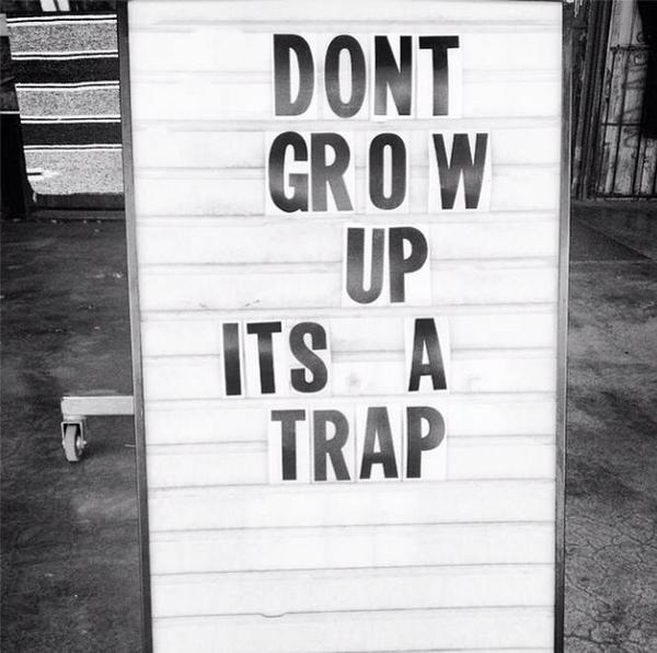 LarryCerpas's tweet photo. Some kid asked me for advice about being an #adult, so I told showed him this. #changedhislife http://t.co/F8yXqs0h7Z