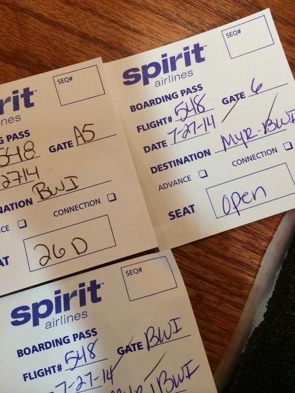 Katcain84's tweet photo. @SpiritAirlines how do you have the same agent writing 3 different gate numbers to 3 different people in a row? http://t.co/9ZAj6pnU8R