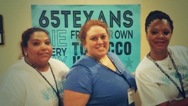 XOut_C's tweet photo. We love them! #sponsorlife @TxSayWhat  @reggiecajayon #saywhatconf http://t.co/G8RH9h0v90