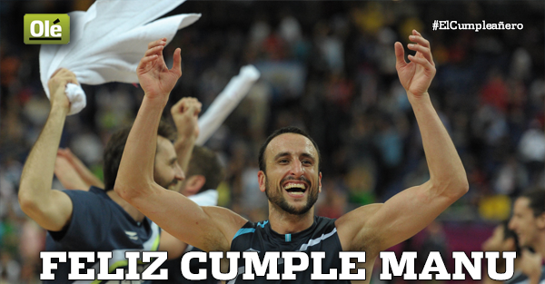 DiarioOle's tweet photo. #ElCumpleañero Hoy festeja @manuginobili (37). Considerado el mejor basquetbolista argentino de todos los tiempos. http://t.co/fLRdbmqjKI