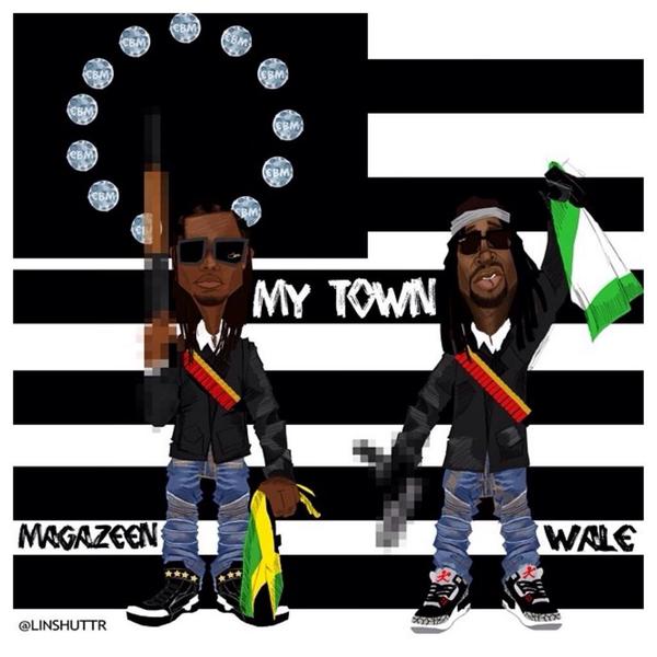 BadeGlobal's tweet photo. Can't wait to here #MyTown tomorrow. @Wale has been keeping the world entertained. http://t.co/bYjplGzZJC