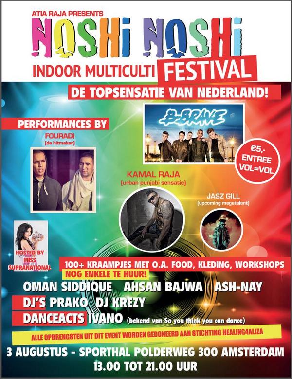 This Sunday the Noshi Noshi Indoor MultiCulti Festival. Performance by <a href="/BBraveOfficial/">B-Brave</a> ♡♡
Be there 2 support me! RT