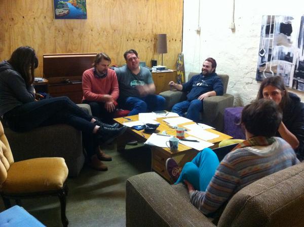 _POSTPOST's tweet image. Check out these beautiful faces at the Post-Post preview reading last night! So pretty. THANK YOU for your laughter!!