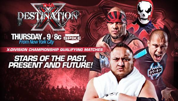 Don't forget <a href="/ESPN/">ESPN</a> &amp; <a href="/CAWLtoArms/">CAWL to Arms</a> fans, catch #IMPACTonSPIKE THURSDAY 9/8c on <a href="/SpikeTV/">SPIKE</a> 4 #DestinationX! #BroMans #BOOM