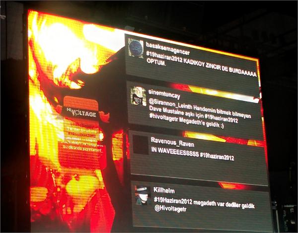 June 2012 <a href="/Megadeth/">Megadeth</a> İstanbul concert. Zincir was here :)