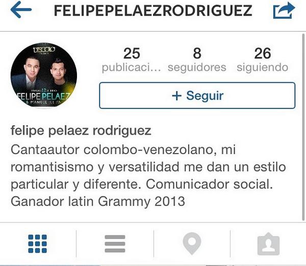 vozdeacordeones's tweet photo. [Atención] El artista @Felipe_Pelaez desea su colaboración para denunciar esta cuenta, LA CUAL ES FALSA... http://t.co/dbBkQf9OkE