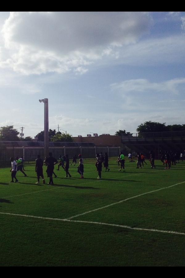 98 degrees and grinding! It's hard to be a Cobra!! #cobrapride #noexcuses