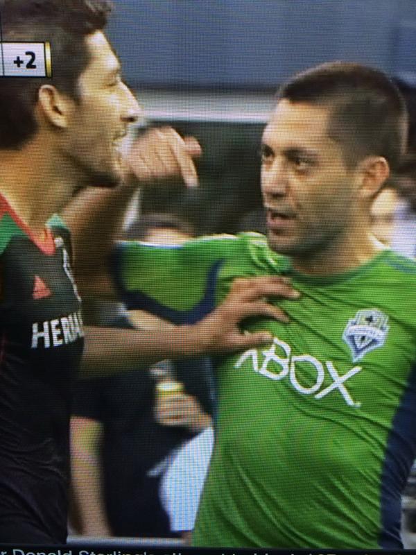 "@SoccerByIves: Clint Dempsey letting Omar Gonzalez know "We ain’...