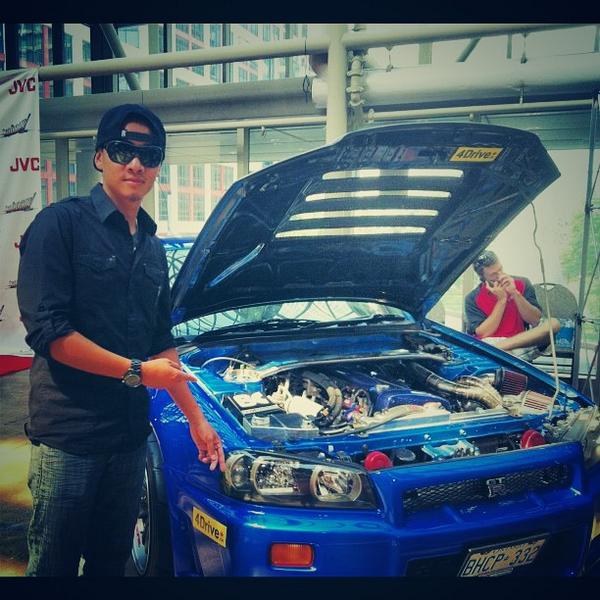 RedValera's tweet photo. #importfest2014 with one of my favorite #importcars, the #gtr #r34. http://t.co/3LDaNACo7C